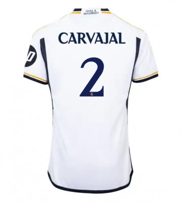 Real Madrid Daniel Carvajal #2 Primera Equipación 2023-24 Manga Corta